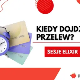 Budzik i karty płatnicze symbolizują szybkość transakcji. Kiedy dojdzie przelew? Sprawdź sesje Elixir.