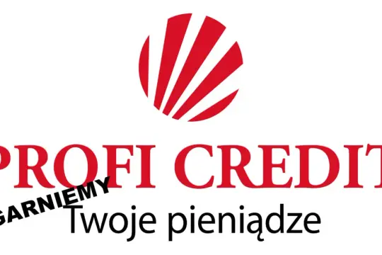 Profi Credit windykacja: "Zgarniamy Twoje pieniądze". Logo firmy.