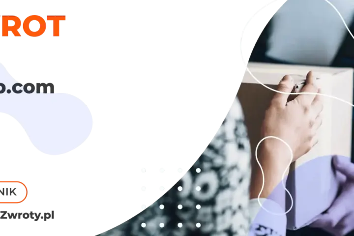 Zwrot do Cropp.com. Poradnik WygodneZwroty.pl. Dwie osoby przekazują sobie paczkę.