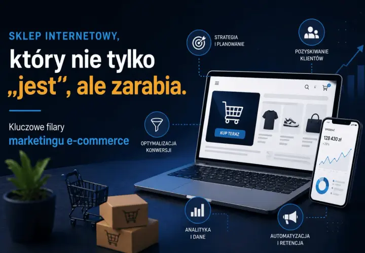 Sklep internetowy, który zarabia dzięki strategii, pozyskiwaniu klientów, optymalizacji, analizie i automatyzacji.
