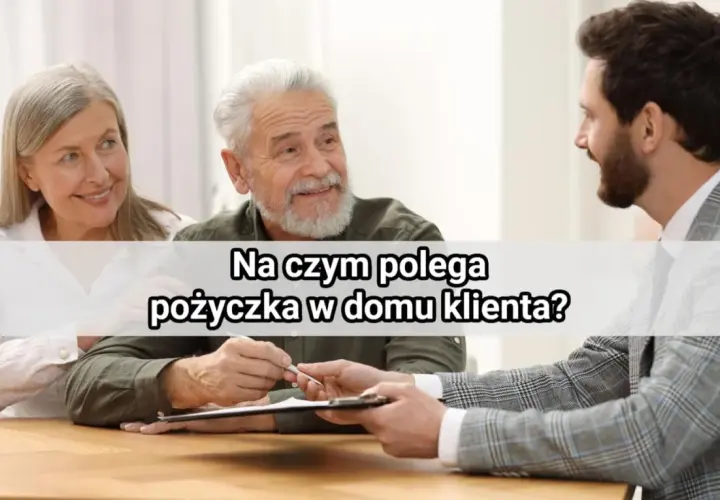 Starsze małżeństwo rozmawia z doradcą o ekspresowych pożyczkach gotówkowych w domu klienta.