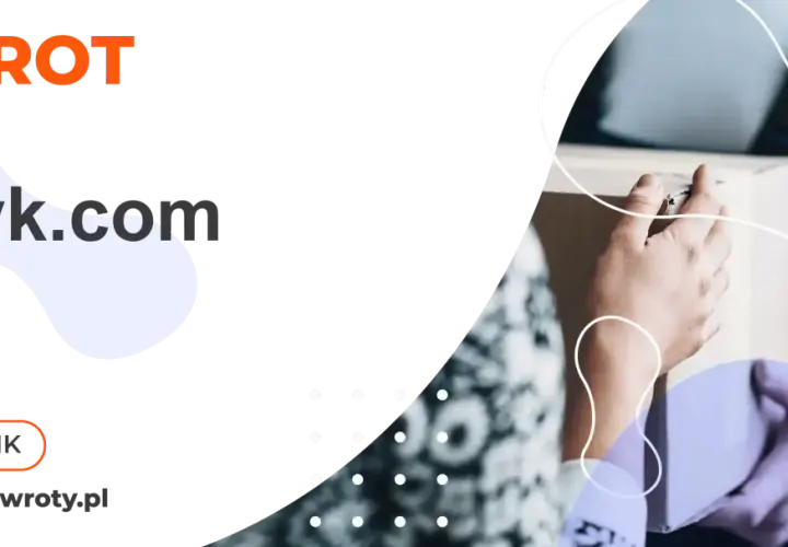 Zwrot do smyk.com. Poradnik WygodneZwroty.pl. Dwie pary rąk przekazują sobie paczkę.