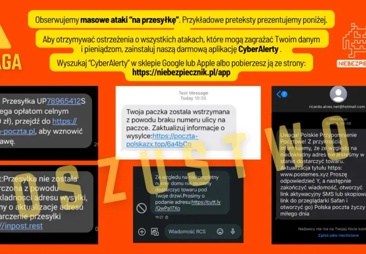 Oszustwo na kuriera: fałszywe SMS-y o niedopłacie lub błędnym adresie. Nie klikaj w podejrzane linki!