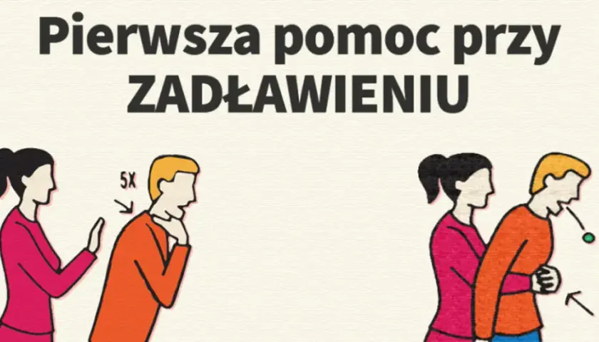 Pierwsza pomoc przy zadławieniu: jak ratować życie?