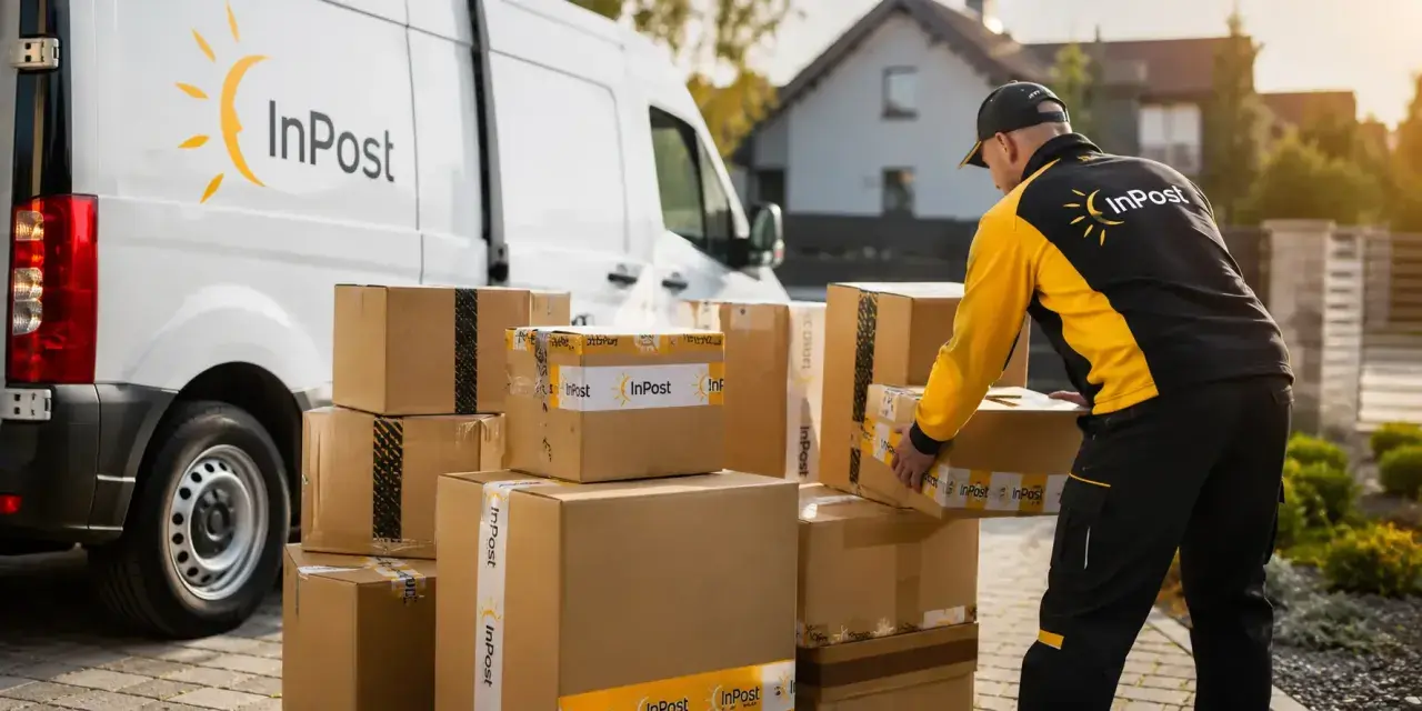 Kurier InPost układa paczki. Sprawdź cennik dla przesyłek duże gabaryty.