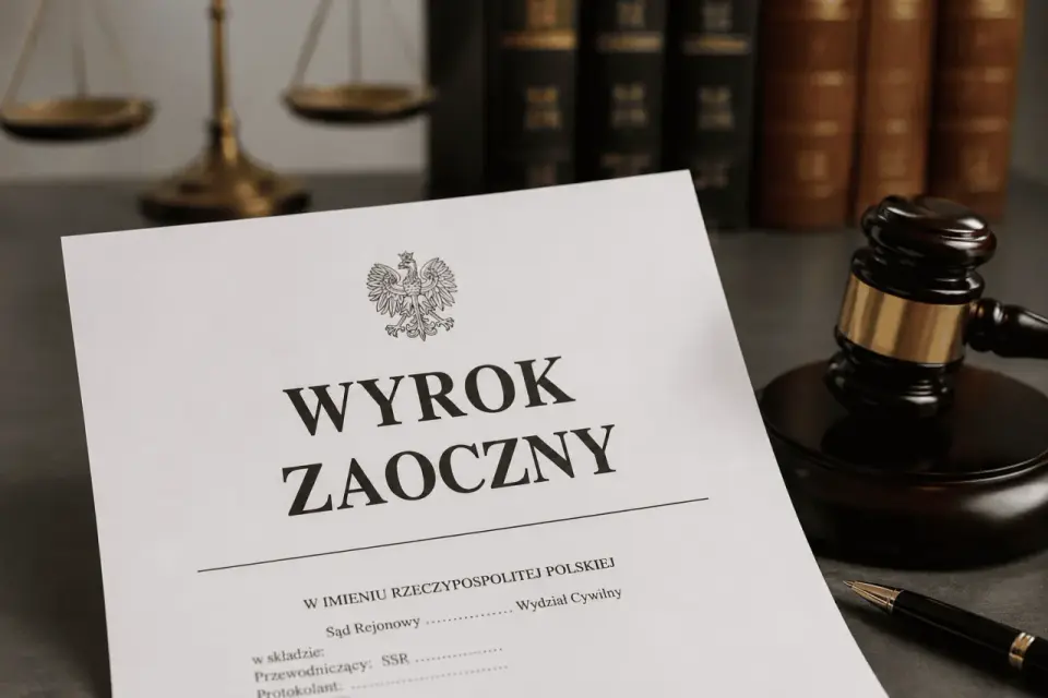 Sprzeciw od wyroku zaocznego - termin, opłata i dowody