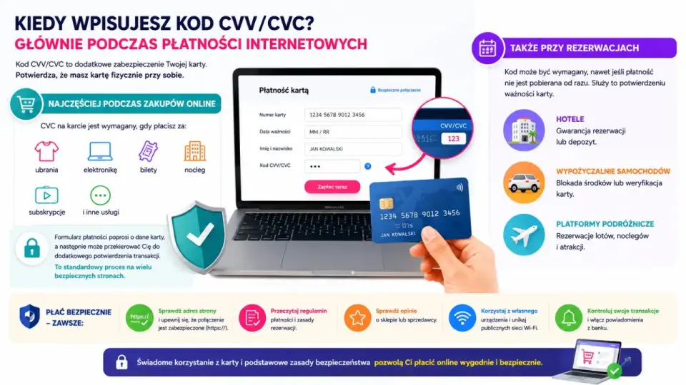 Kod CVV karty - gdzie go znaleźć i jak go chronić?
